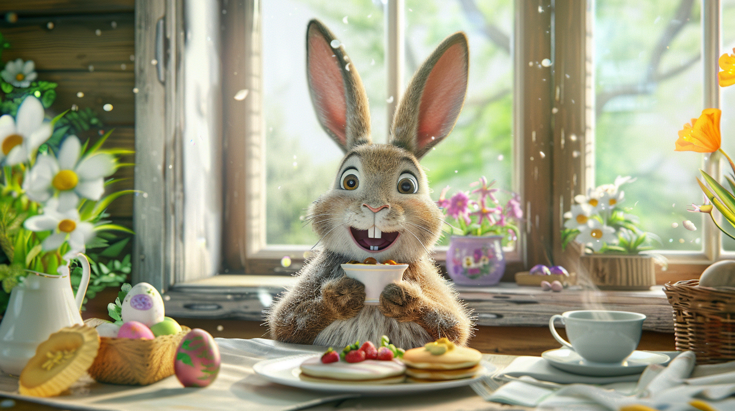 Breakfast with the Easter Bunny at Mapleside Farms